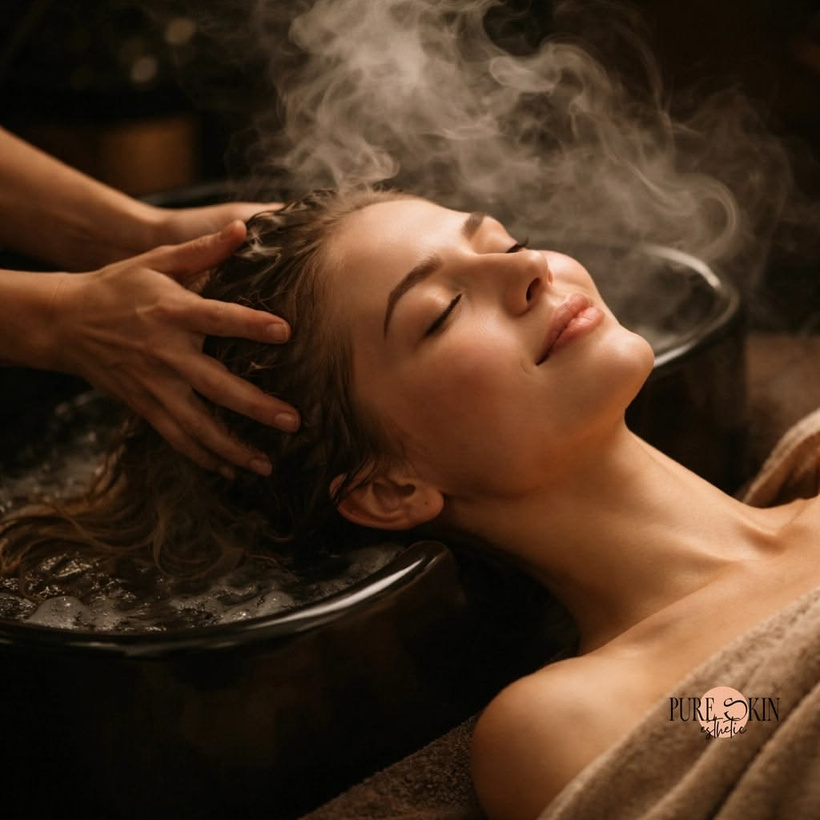 Rituale Head Spa con vapore